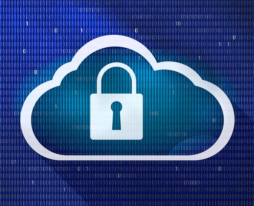 Cloud symbol with padlock symbolising the ePrivacy legislation reform
