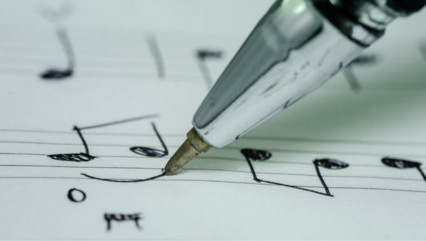 Writing musical notes