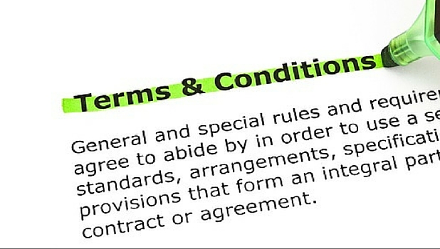 Highlighted terms and conditions