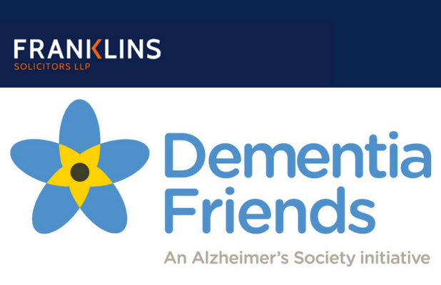Franklins Solicitors are Dementia Friends