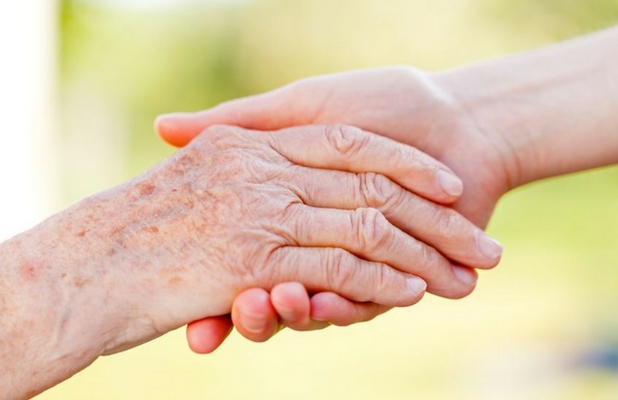 A close-up handshake