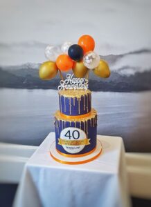 40th anniversary cake