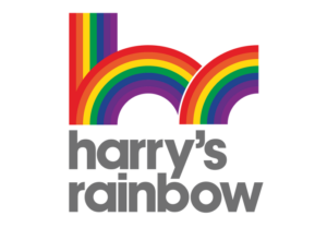 harrys rainbow logo for the franklins 50